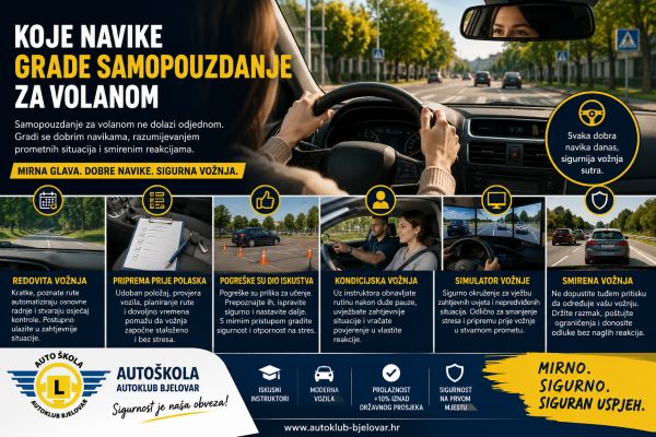 Koje navike grade samopouzdanje za volanom
